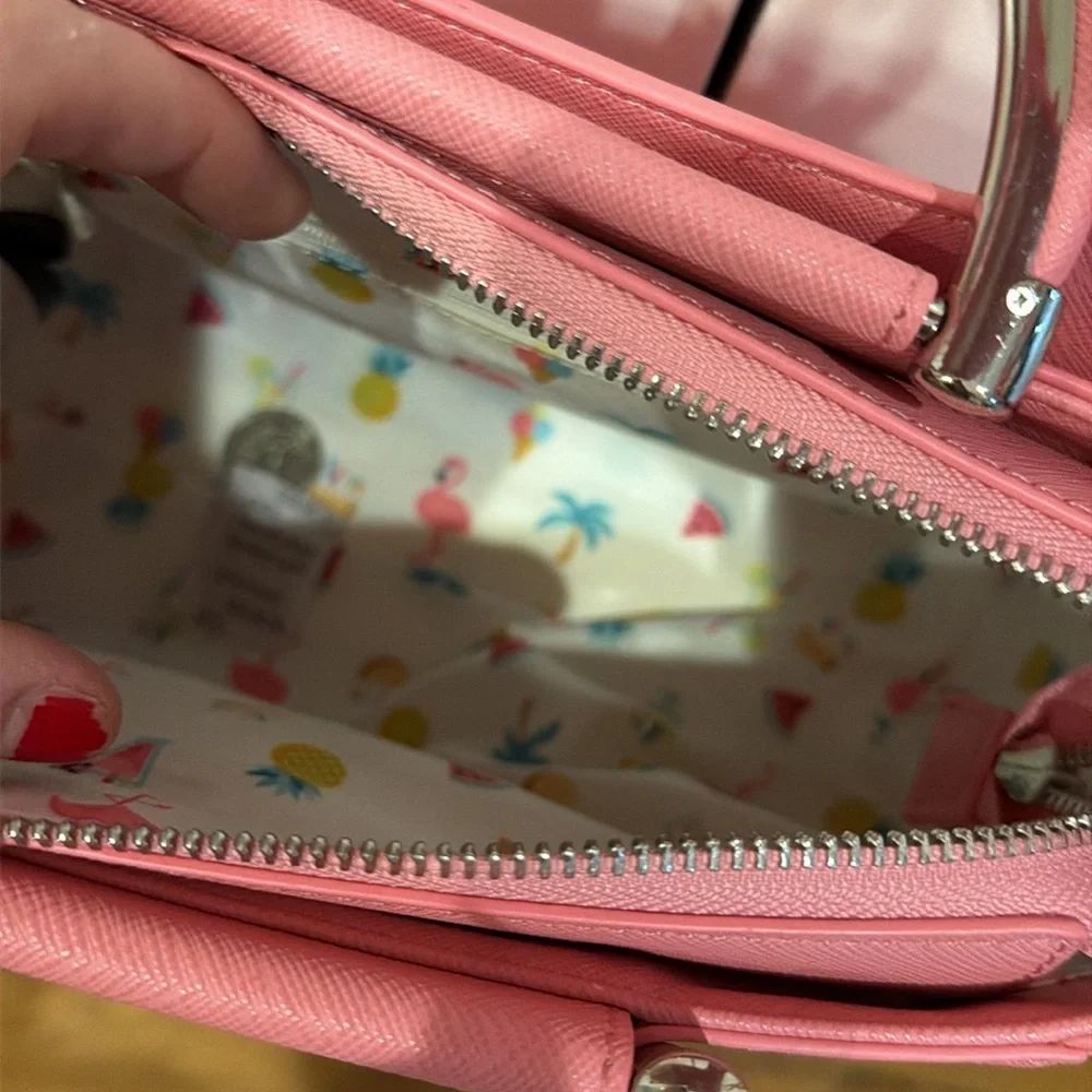 Loungefly Pink Flamingo Bag - Picture 5 of 6